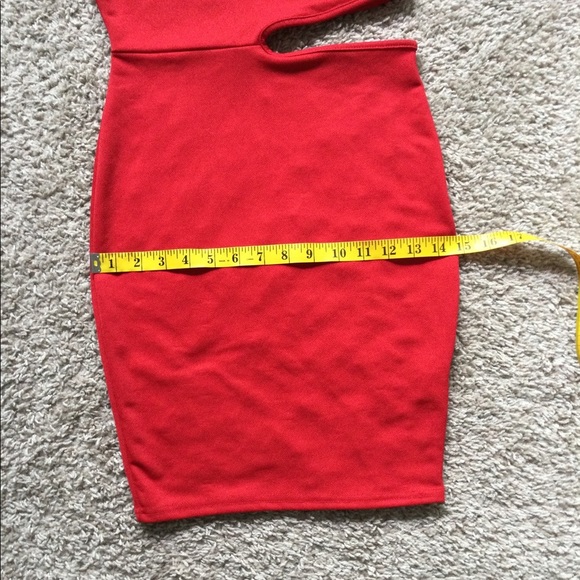 One Shoulder Cut Out Dress - Picture 8 of 16